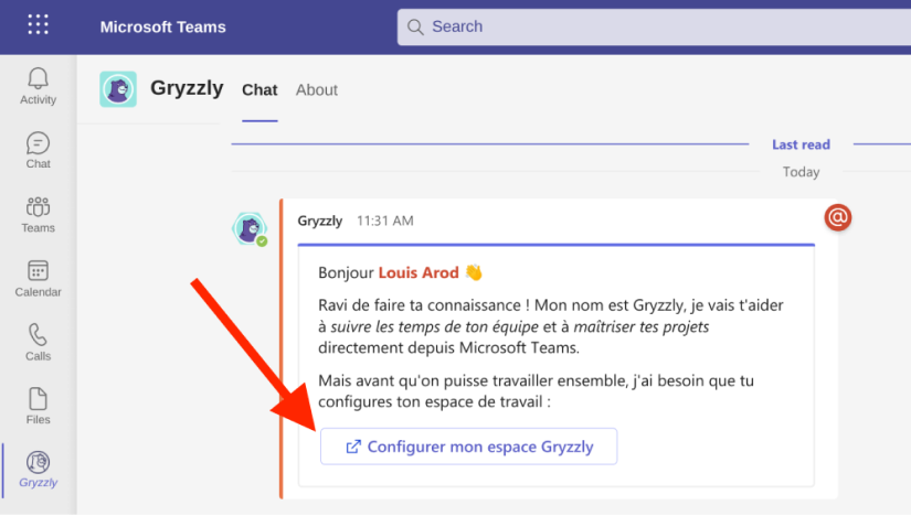 Deploy Gryzzly on Teams
