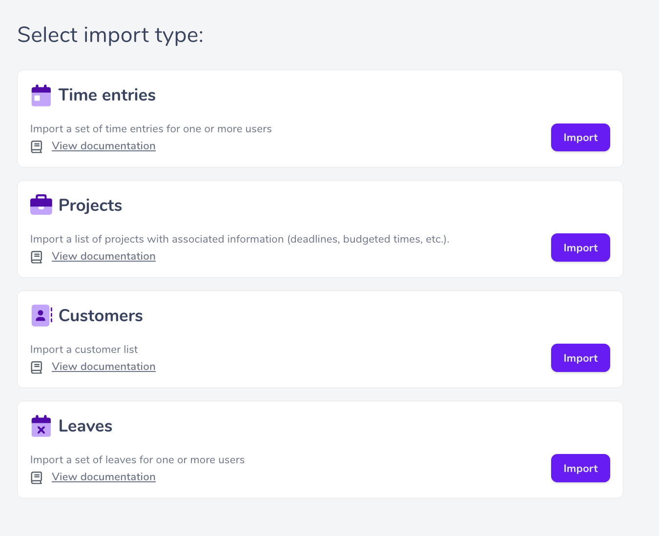 customer import