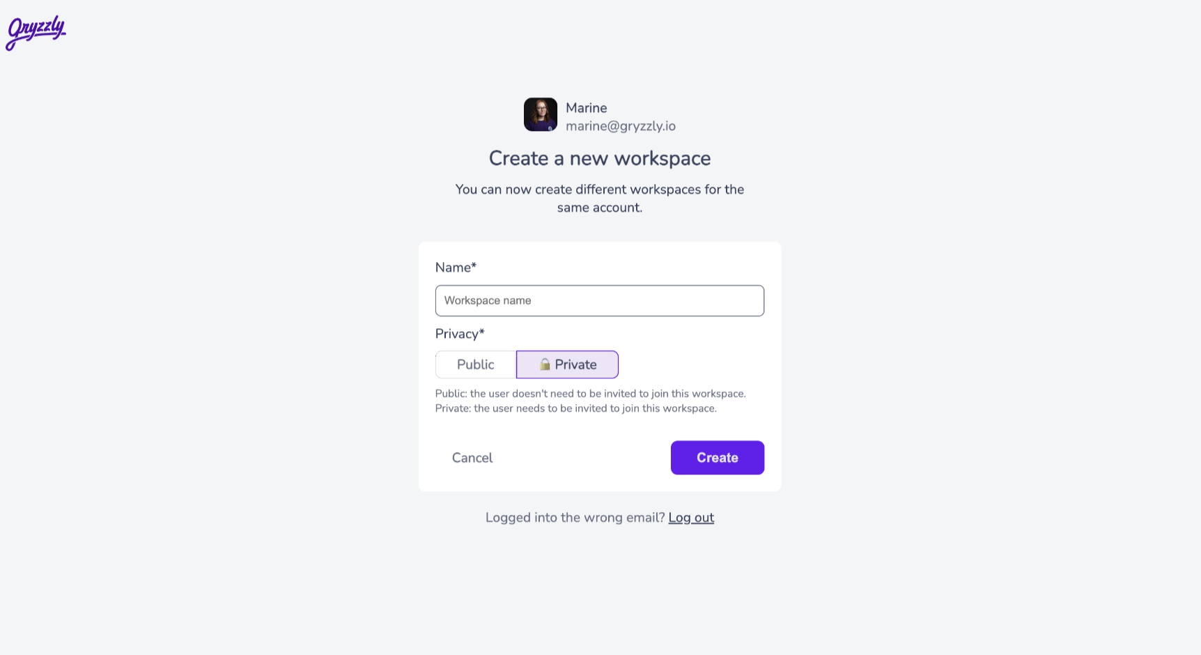 create workspace