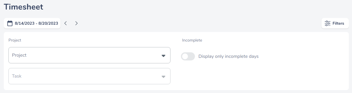 filter declarations