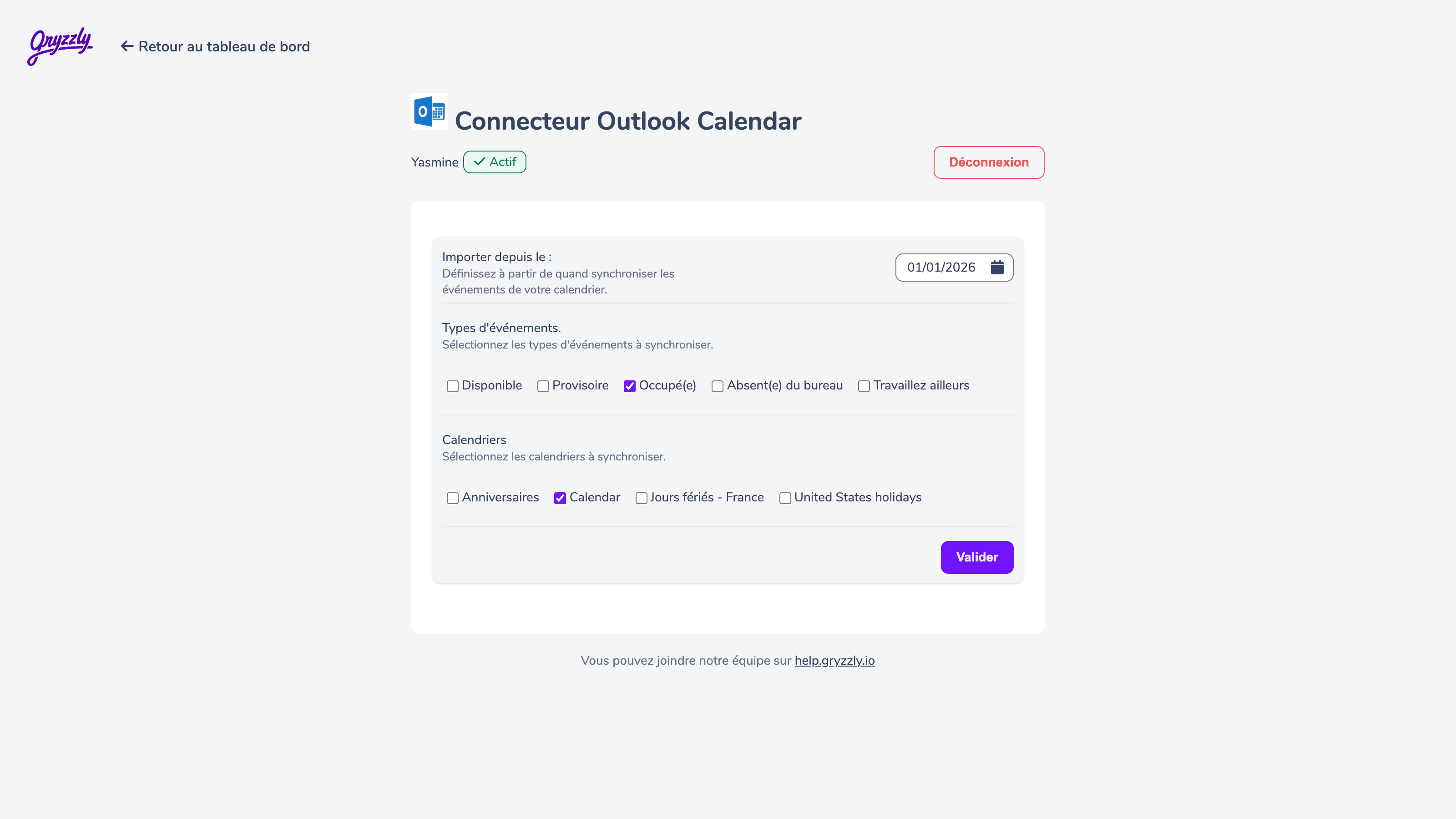 Events to sync