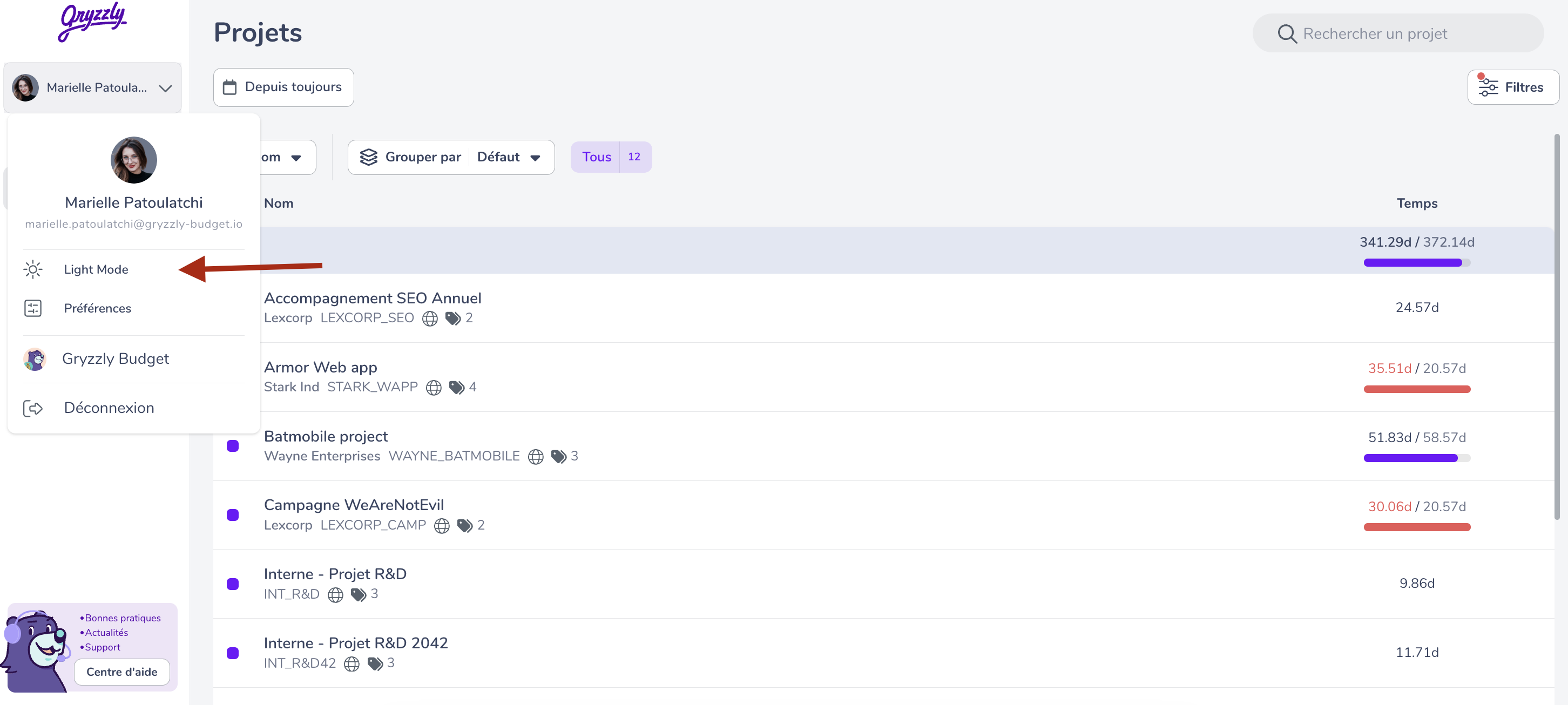 dark mode