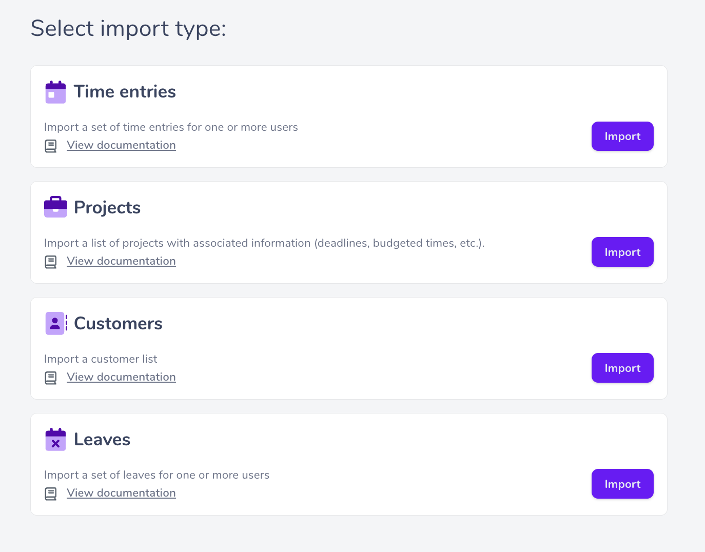import client
